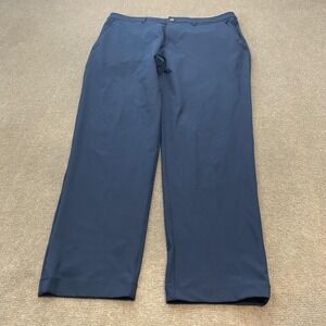 Lululemon Pants Mens 36x30 Blue Golf Dress Trouser Athletic Stretch Performance